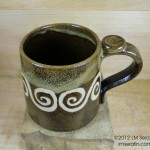 Grosses tasses à spirales - Brown & Gold SpiralWare mug